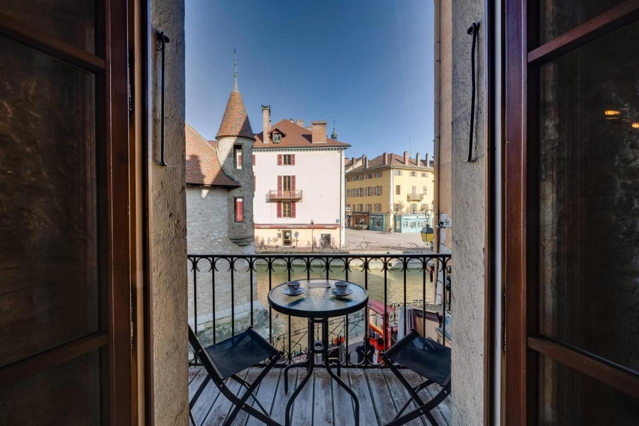 אנסי Le Balcon Perriere I - Charming Apartment With Direct View Of The Thiou מראה חיצוני תמונה